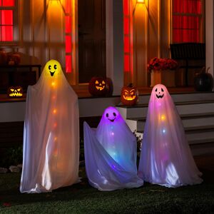 Evergreen Enterprises of Virginia Lighted Outdoor Ghost Stakes (Set of 3)