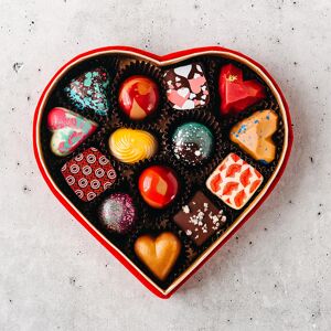 The Chocolate Season 14 Piece Velvet Heart Box The Chocolate Season 14 Piece Velvet Heart Box