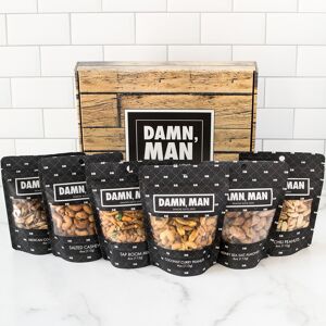 Sugar Plum Inc Damn, Man Manly Mixed Gourmet Nut Box
