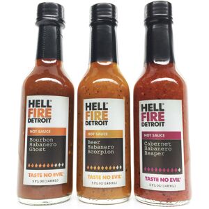Hell Fire Detroit Inferno Hot Sauce Gift Set