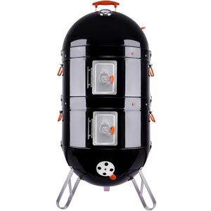 Maverick Industries, Inc. Charcoal BBQ Smoker with Built-In Thermometer