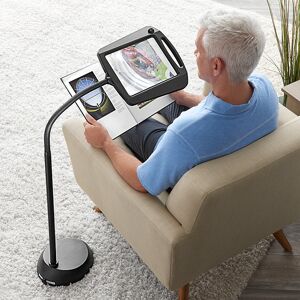 Daylight 24, Inc Full-Page Floor Magnifying Lamp - Bronze