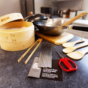 Escali Corp dba Kitchen Supply 12-Piece 14'' Wok Set Escali Corp dba Kitchen Supply 12-Piece 14'' Wok Set