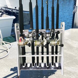Rush Creek Creations Waterproof Rolling 16 Fishing Rod Rack Rush Creek Creations Waterproof Rolling 16 Fishing Rod Rack