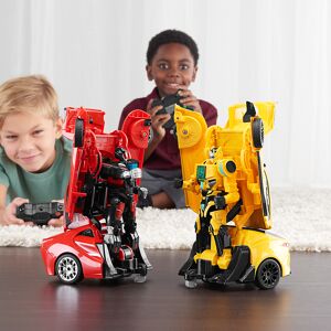 Odyssey Toys Transforming RC Battling Robots (Set of 2) - Red/Yellow