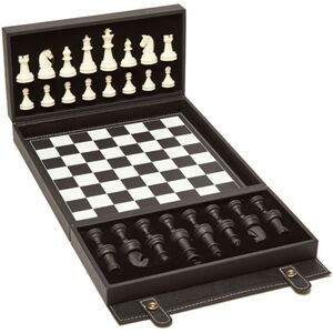 Brouk & Co Bryson Backgammon and Chess Set - Brown