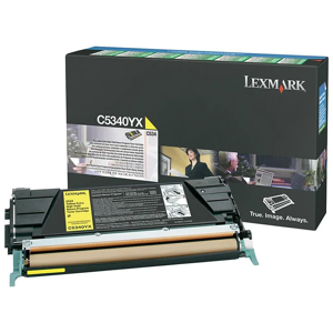 Lexmark C5340YX   Original Lexmark Extra High-Yield Toner Cartridge - Yellow