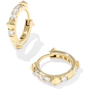 Kendra Scott 0.67 ct Lab Grown White Diamond Astrid 14k Yellow Gold Huggies Earrings Kendra Scott 0.67 ct Lab Grown White Diamond Astrid 14k Yellow Gold Huggies Earrings