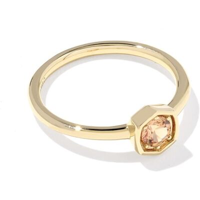 Kendra Scott 0.36 ct Lab Grown Gemstone Davie 14k Yellow Gold Band Ring Kendra Scott 0.36 ct Lab Grown Gemstone Davie 14k Yellow Gold Band Ring