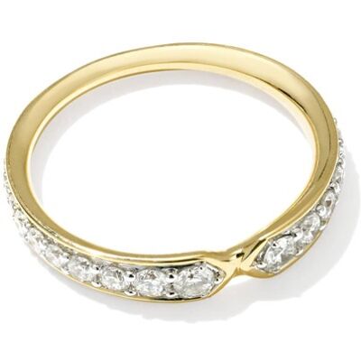 Kendra Scott 0.46 ct Lab Grown Diamond Adia 14k Yellow Gold Band Ring Kendra Scott 0.46 ct Lab Grown Diamond Adia 14k Yellow Gold Band Ring