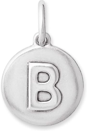 Kendra Scott Letter B Coin Charm in Oxidized Sterling Silver   Metal