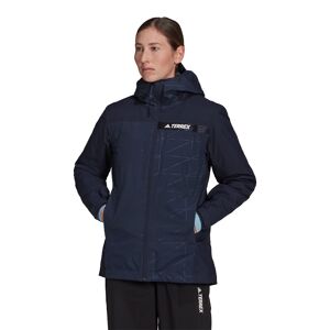 adidas Terrex Multi RAIN.RDY Insulated Women's Jacket - AW22 - Navy Blue - womens - Size: Large
