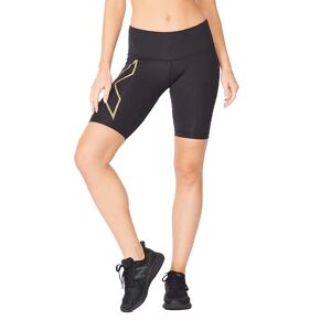 2XU Light Speed Mid-Rise Compression Women's Shorts - AW22 - Black - womens - Size: Small