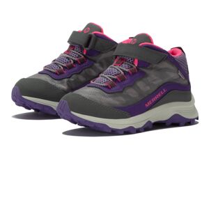 Merrell Moab Speed Mid A/C Waterproof Junior Walking Shoes - SS22 - Grey - junior - Size: 33