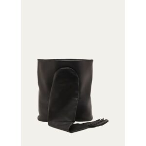 Balenciaga Dolly Glove Leather Tote Bag  - 1000 BLACK