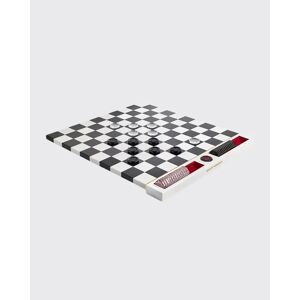 Baccarat Checkers Set  - Size: unisex