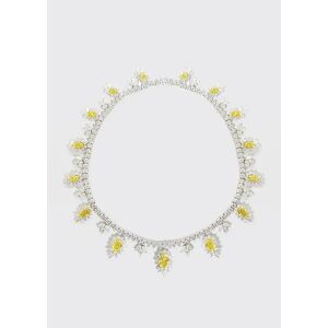 Bayco Fancy Yellow Diamond and White Diamond Necklace