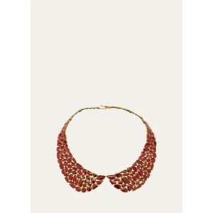 JUDY GEIB Peter Pan Collar Brilliant Ruby Necklace  - MULTI - MULTI