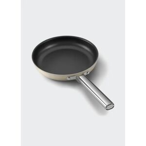 Smeg 10" Nonstick Frying Pan, Cream  - Size: unisex