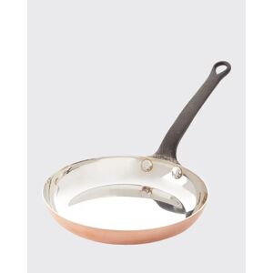 Duparquet Copper Cookware Solid Copper Fry Pan with Silver Lining  - Size: 9