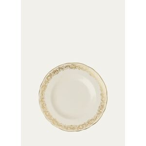 Crown Aves Gold Narrow 6" Plate  - Size: unisex