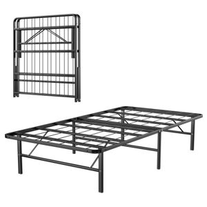 Costway 14 Inch Foldable Metal Platform Bed Tool-Free Assembly-Twin size