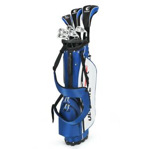 Costway 10 Pieces Men's Complete Golf Clubs Package Set with Alloy Driver