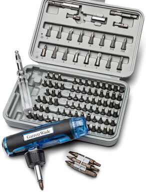 Garrett Wade Complete Screwdriver & 102 Hex Bit Set