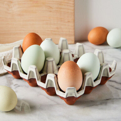 Garrett Wade Terracotta Egg Holder