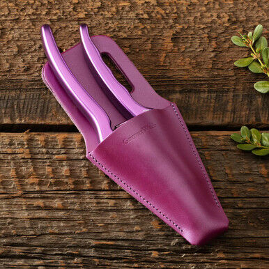 Garrett Wade Purple Leather Pruner Sheath Only