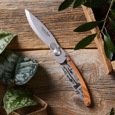 Garrett Wade K2 Engraved Garden Tool Folding Knife