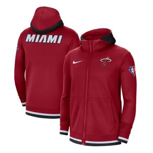 Nike Men's Miami Heat 75th Anniversary Performance Showtime Hoodie Full-Zip Jacket - Male - Red - Size: 2XL