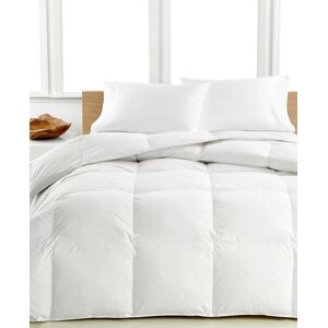 Calvin Klein Medium Warmth Down Full/Queen Comforter, Premium White Down Fill, 100% Cotton Cover - Unisex - White - Size: Full/Queen