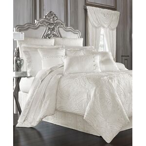 J Queen New York Bianco Queen 4-Pc. Comforter Set Bedding - Unisex - White - Size: Queen