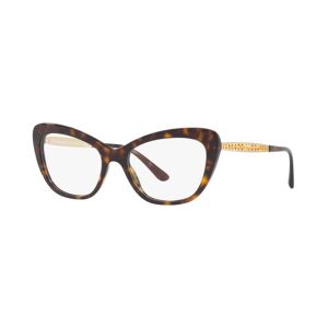 Dolce & Gabbana DG3275B Women's Cat Eye Eyeglasses - Female - Havana - Size: 52