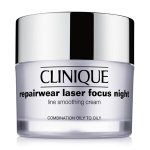 Clinique Repairwear Laser Focus Night Line Smoothing Cream - Combination Oily to Oily, 1.7 oz - Unisex - No Color - Size: 1.70 oz