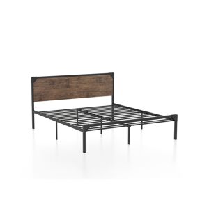 Furniture Of America Nazero California King Platform Bed - Unisex - Dark Brown/Brown - Size: California King