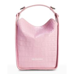 Balenciaga Tool 2.0 XS Croc-Embossed North-South Tote Bag - Size: female