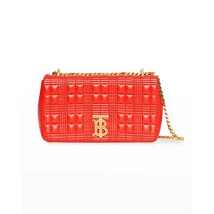 Burberry Lola Small Quilted Lambskin Crossbody Bag - BRIGHT RED