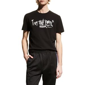 Just Cavalli Men's I'm the Party Graphic T-Shirt - Size: 2X-LARGE - BLACK