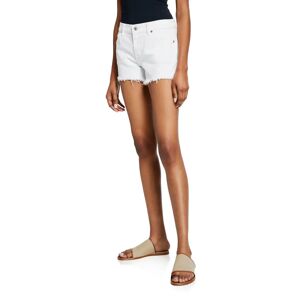 7 For All Mankind Cutoff Jean Shorts - Size: 23 - CLEAN WHITE
