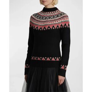 Ralph Lauren Fair Isle Cashmere Sweater - Size: SMALL - BLACK