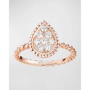 Boucheron Pink Gold Serpent Boheme Diamond Ring, EU 53 / US 6.25