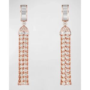 Boucheron Pompon Diamond Pendant Earrings in 18K Pink Gold