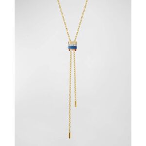 Boucheron Tricolor Gold Quatre Blue Ceramic and Diamond Necklace