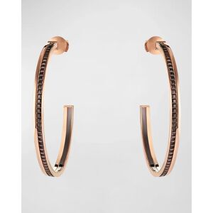 Boucheron 18K Pink Gold Quatre Classique Hoop Earrings