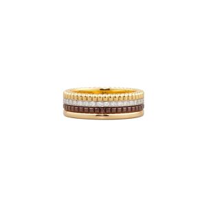 Boucheron Quatre Multi-Gold Small Diamond Ring, EU 62 / US 10 - Size: NO SIZE