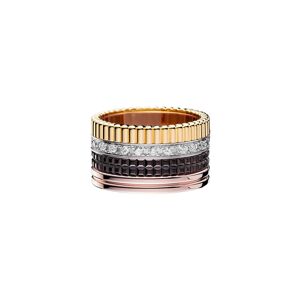 Boucheron Classic Quatre 18k Gold Large Diamond Band Ring, EU 51 / US 5.75 - Size: NO SIZE