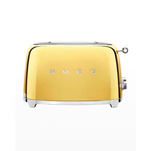 Smeg Retro 2-Slice Toaster, Gold - Gold 1
