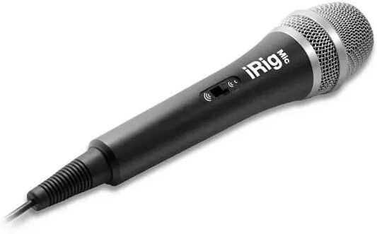 IK Multimedia iRig Mic - Handheld Condenser Mic for iPhone/iPod touch/iPad